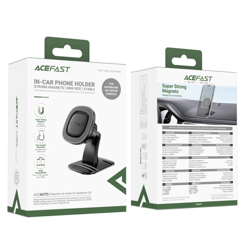 Магнитный держатель телефона для автомобиля ACEFAST D51
