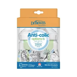 Бутылочка Dr.Brown's Полипропилен 150 мл уровень 1(0-3месяца)набор бутылочек с насадкой, 2 шт