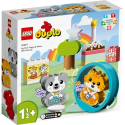 Конструктор LEGO DUPLO My First Puppy & Kitten With Sounds 10977, 1.5+ лет, 22 элементов