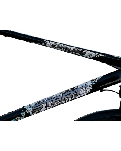 Şəhər velosipedi Start City Bike 28 Qara