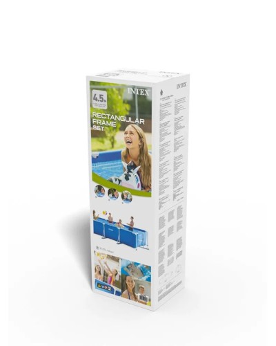 Hovuz Intex 7127TX28273N, karkas, həcm 7127 l, göy, 450x220x84 - 7127TX28273N