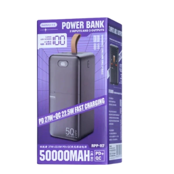 Внешний аккумулятор Remax Rpp-117 50000mAh