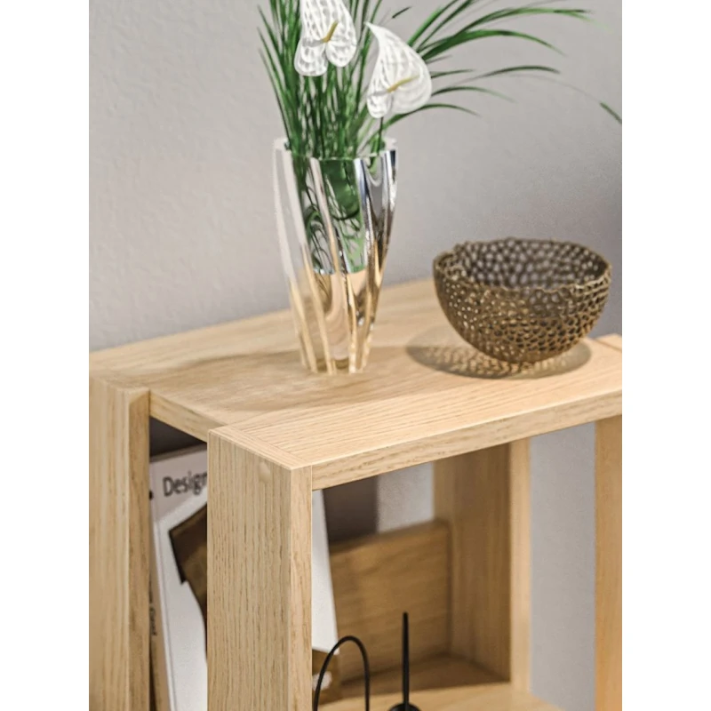 Stellaj 3563_StellajOpenSmallSomona, 24х30х79.4 sm, LDSP, açıq qəhvəyi