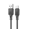 Kabel USB Hoco X101 USB to Type-C 3 A, 1 m, qara