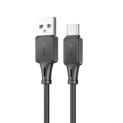 Кабель USB Hoco X101 USB to Type-C 3 A, 1 м, черный