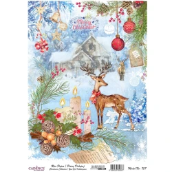 Рисовая бумага для декупажа Cadence A3,757 30x42 см