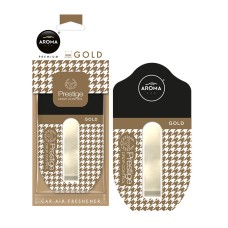 Avtomobil üçün ətirləndirici Aroma Car Prestige Drop Control Gold, asma - 83205