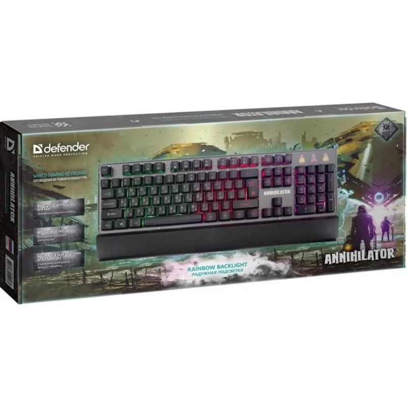 Клавиатура Defender Annihilator GK-013 (45013) Клавиатура Defender Annihilator GK-013 (45013)
