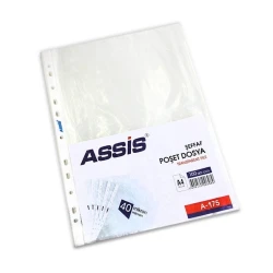 Файл A4 Assis A-175 40 мкм, 100 шт прозрачный
