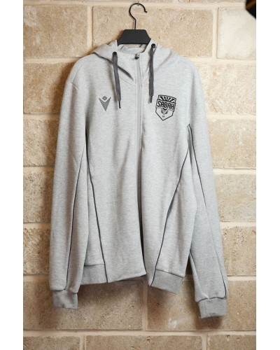 Tolstovka azarkeşlər üçün Nike 92001928, boz, parça, ölçü XXL
