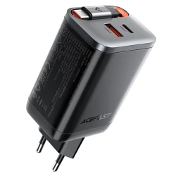 Сетевое зарядное устройство Acefast A111 GaN PD67W, USB-A + USB-C + USB-C кабель Сетевое зарядное устройство Acefast A111 GaN PD67W, USB-A + USB-C + USB-C кабель