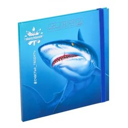 Akvarel üçün sketçbuk Miland Акула, 20 vərəq, 200x200 mm