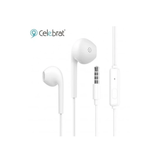 Проводные наушники Celebrat G12 White Stereo Проводные наушники Celebrat G12 White Stereo