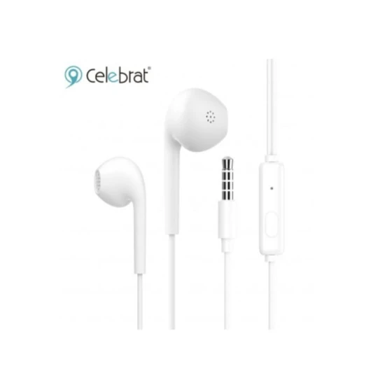 Проводные наушники Celebrat G12 White Stereo Проводные наушники Celebrat G12 White Stereo