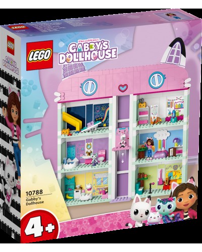 Konstruktor LEGO Gabby's Dollhouse 10788, 4+ yaş, 488 hissə