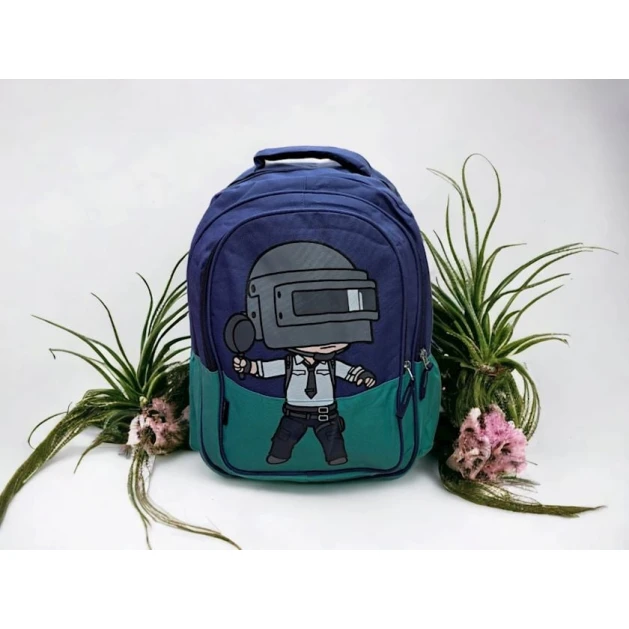 Məktəbli bel çantası UU-SS-003, poliester, göy Məktəbli bel çantası UU-SS-003, poliester, göy