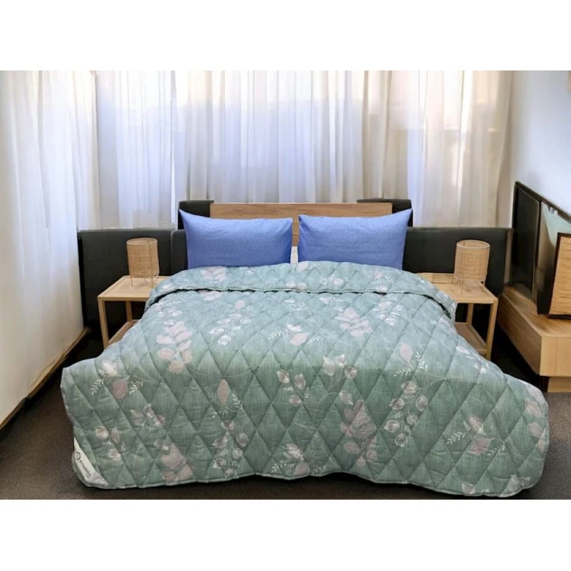 Yorğan MiraNova 054, birnəfərlik, bambuk sintepon, rəngbərəng, 155х215 sm