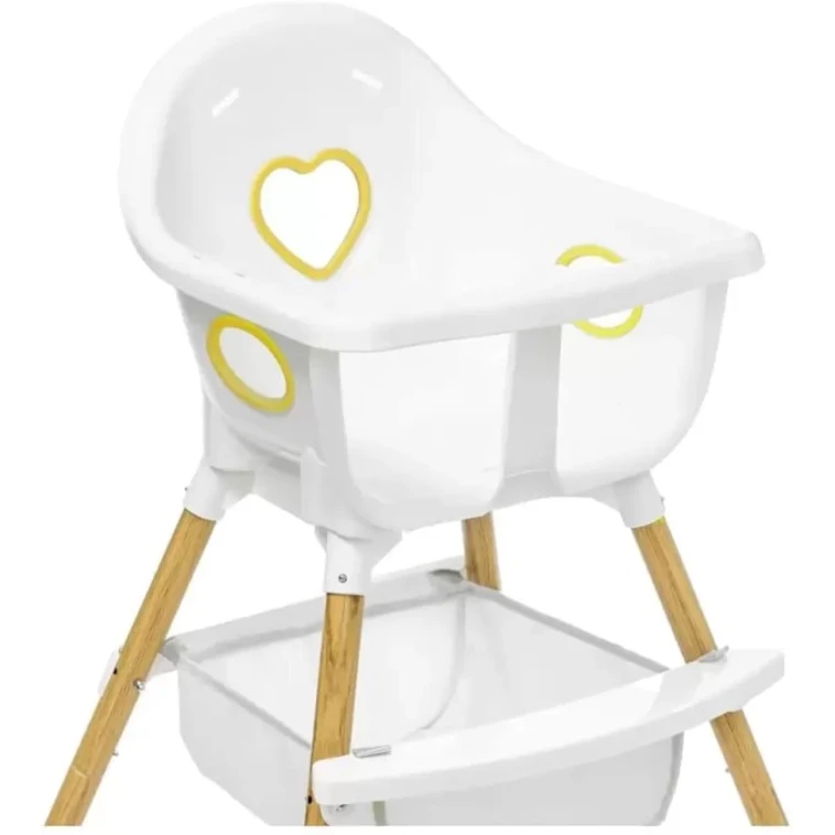 Стульчик для кормления NINO Lark, желтый Стульчик для кормления NINO Lark, желтый