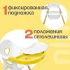 Стульчик для кормления NINO Lark, желтый Стульчик для кормления NINO Lark, желтый