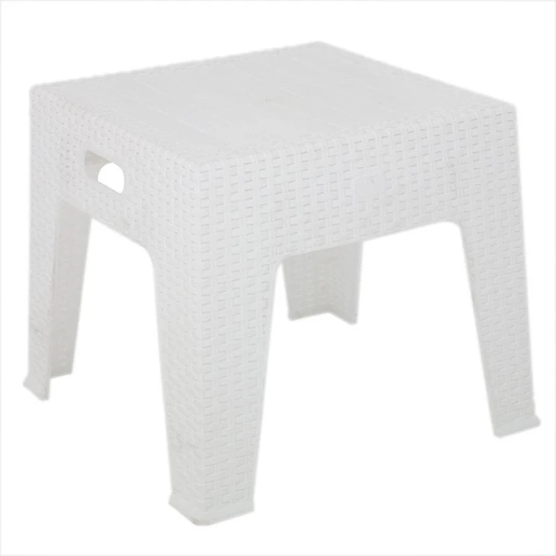 Садовый стол Elit, пластик, белый, 50x50x42 см Садовый стол Elit, пластик, белый, 50x50x42 см