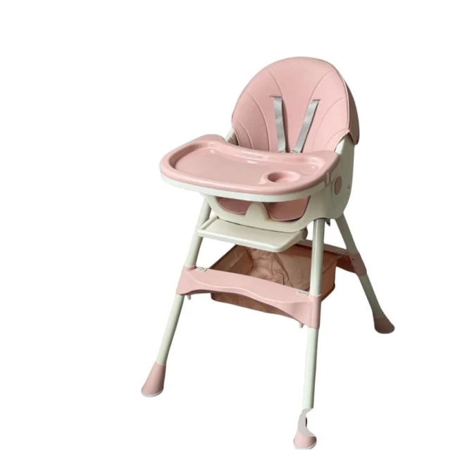 Детский стульчик для кормления Kidilo S560, розовый