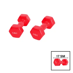 Qantellər Gymnic, qırmızı, 4х4 kq