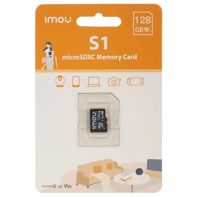 Карта памяти Imou ST2-128-S1 128Gb Micro SD Карта памяти Imou ST2-128-S1 128Gb Micro SD