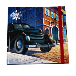 Akvarel üçün sketçbuk Miland Авто, 20 vərəq, 200x200 mm