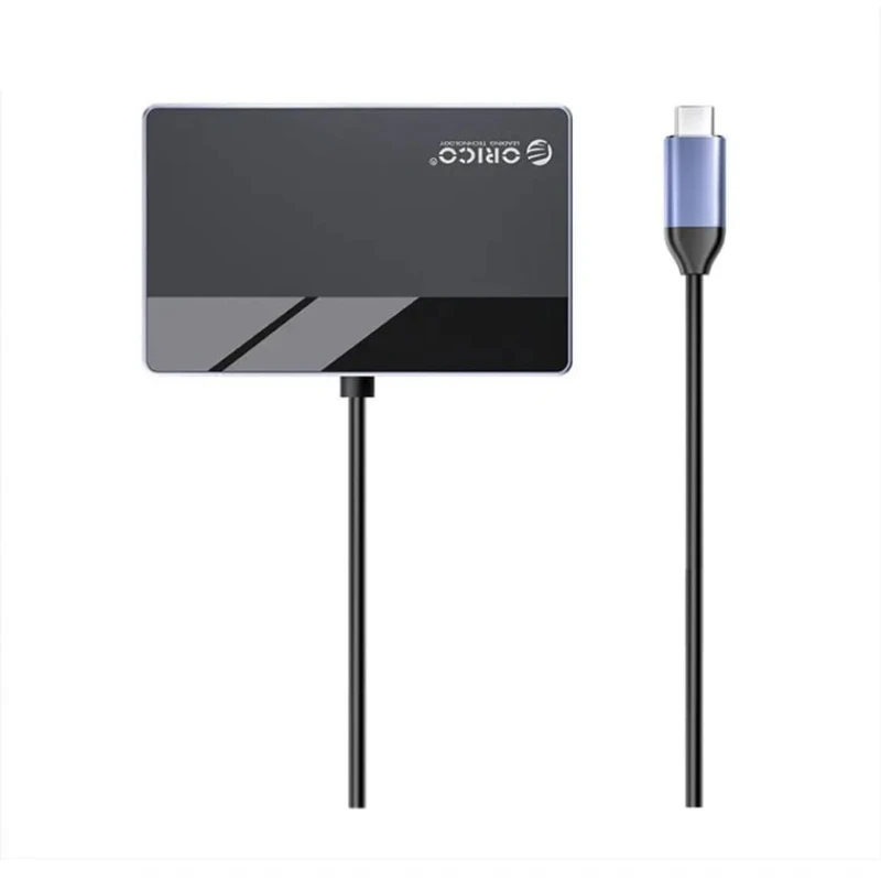 Док-станция ORICO DM-7TS-BK-BP 7-in-1 USB 3.0, 2xUSB-A2.0, PD 100 W, HDMI, 4K/30Hz, VGA:1920*1080P@60Hz, 3.5mm Audio Jack, Blue