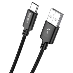 Кабель USB Kakusiga Type-C Black
