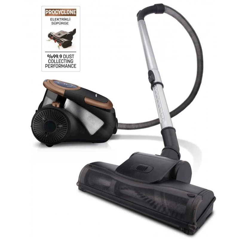 Пылесос Goldmaster PC-3215, черный, коричневый Пылесос Goldmaster PC-3215, черный, коричневый