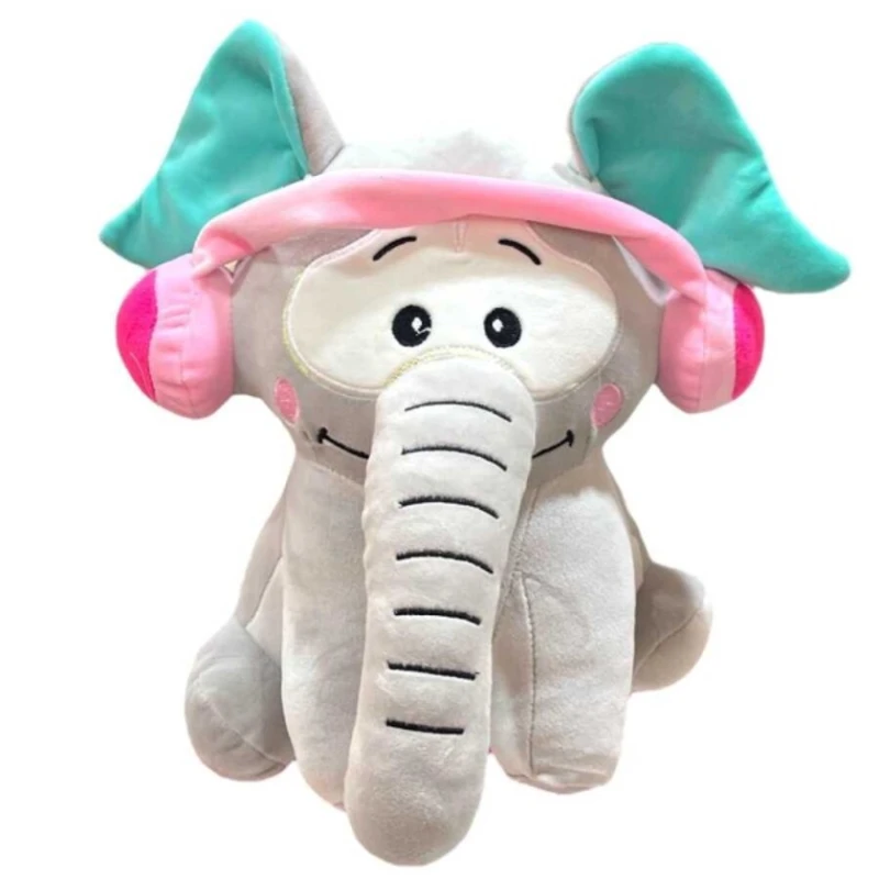 Yumşaq oyuncaq Fil 60-10, rəngbərəng, 30 sm, 3+ yaş