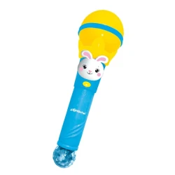 Детский микрофон Азбукварик Микрофон Суперхит Пой и танцуй, пластик, 3-5 лет, желтый