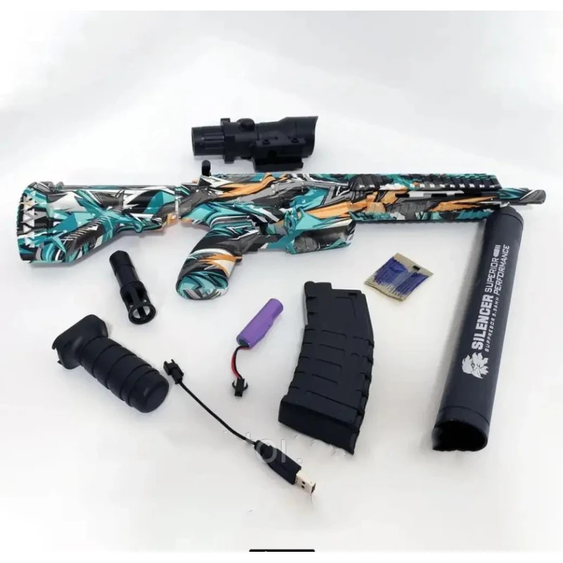 Silah dəsti M416, plastik, rəngbərəng, 5+ yaş Silah dəsti M416, plastik, rəngbərəng, 5+ yaş