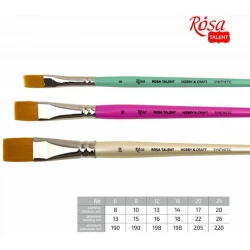 Кисть Rosa Talent №24, плоская, cинтетика