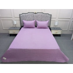 Örtük və yastıq üzü dəsti Pima Cotton ET-1501, 230x250/50x70 sm, ikinəfərlik, bənövşəyi