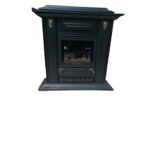 Soba-kamin Mahshid Davam Ks0169, metal, qara, 96x87x38 sm
