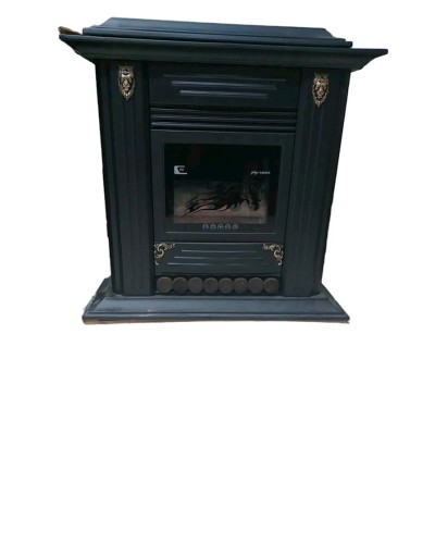 Soba-kamin Mahshid Davam Ks0169, metal, qara, 96x87x38 sm