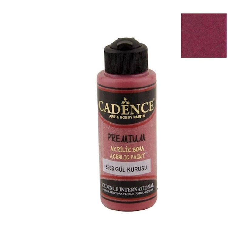 Акриловая краска Cadence Premium Acrylic Paint 6263 Dried Rose, 120 мл Акриловая краска Cadence Premium Acrylic Paint 6263 Dried Rose, 120 мл
