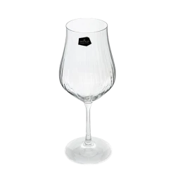 Бокал для красного вина Hom-me Tulipa Optica 101785, кристалин, 450 мл, прозрачный Бокал для красного вина Hom-me Tulipa Optica 101785, кристалин, 450 мл, прозрачный
