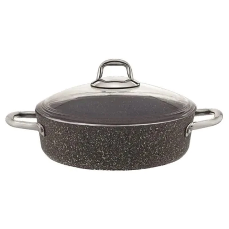 Сотейник Burner Elis Granitech, серый, 26x7.5 см Сотейник Burner Elis Granitech, серый, 26x7.5 см