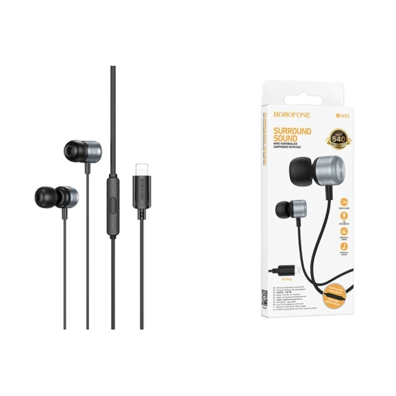 Проводные наушники BOROFONE BM93 черные Проводные наушники BOROFONE BM93 черные