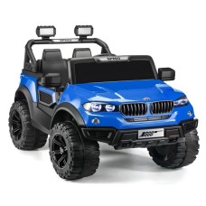 Uşaq elektrik avtomobili VeloStrim 888 Premium, göy-qara