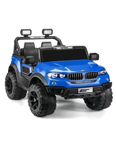 Uşaq elektrik avtomobili VeloStrim 888 Premium, göy-qara