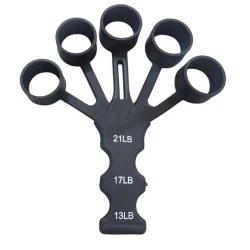 Тренажер для пальцев iva095, силикон, черный Тренажер для пальцев iva095, силикон, черный