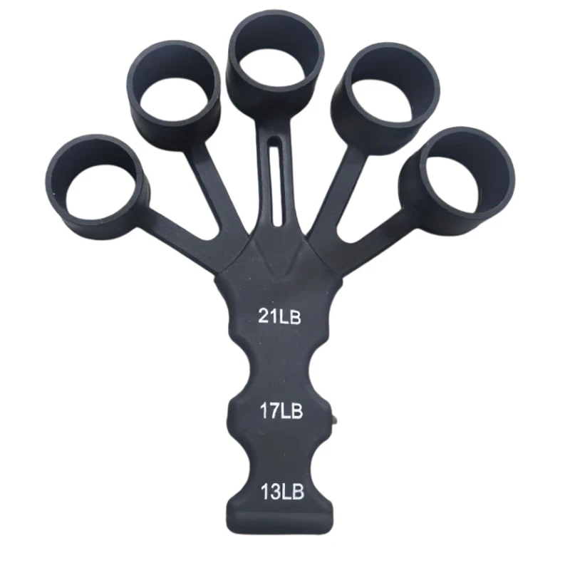 Тренажер для пальцев iva095, силикон, черный Тренажер для пальцев iva095, силикон, черный