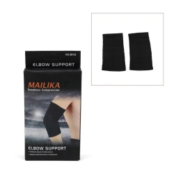 Налокотники для взрослых Mailika, текстиль, черные Налокотники для взрослых Mailika, текстиль, черные