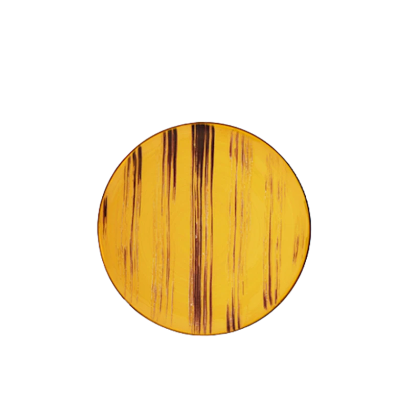 Обеденная тарелка Wilmax Scratch WL‑668414/A, круглая, 3 шт, 25.5 см, фарфор, желтая Обеденная тарелка Wilmax Scratch WL‑668414/A, круглая, 3 шт, 25.5 см, фарфор, желтая