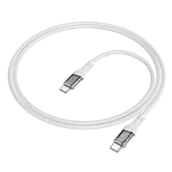 Kabel USB Hoco U111 Transparent Discovery Edition 60W Type-C to Type-C, 1.2 m