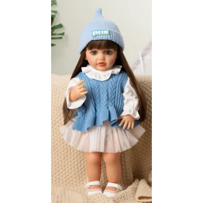 Kukla Reborn JX-299-27, mavi, 55 sm Kukla Reborn JX-299-27, mavi, 55 sm